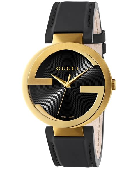 leather watch gucci|leather gucci watch strap 42mm.